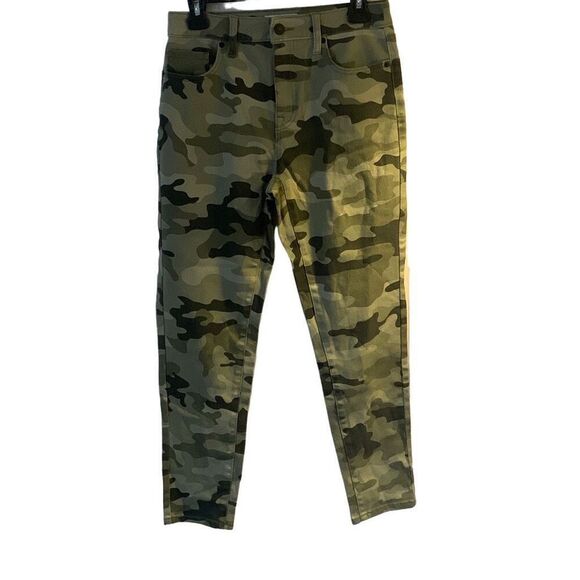 Pre Owned Women’s Nili Lotan Camo Camouflage Pants Sz 2 Classic Casual Comfort - Picture 1 of 10